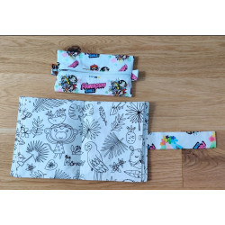 Cahier de coloriages + trousse