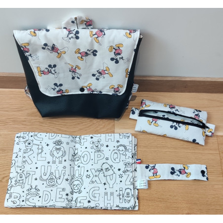 Sac à dos, Cahier de coloriages + trousse