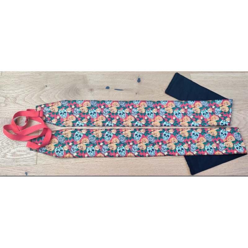 Poignet de force Crânes doré